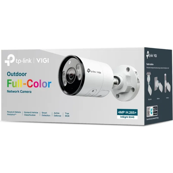 TP-Link InSight S345 Cámara de Seguridad IP 4 MP 2.8mm TP-Link InSight S345 Cámara de Seguridad IP 4 MP 2.8mm